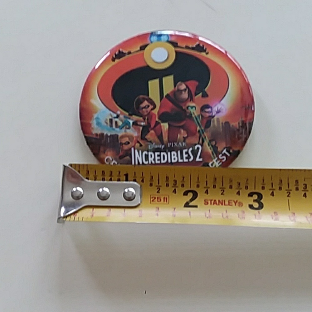 Disney Pixar Incredibles 2 button - Picture 3 of 3